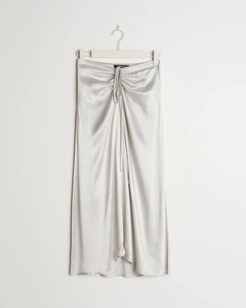 Gina Tricot Women's Silver Skirt 1324380501032 FA199(AA72)