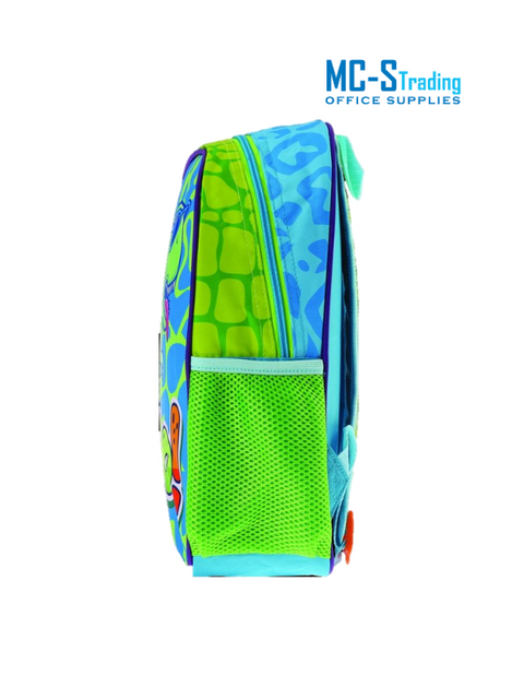 SD Boy's Blue & Green Dino School Bag 100420
