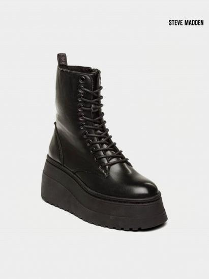 Steve Madden Women's Black Polar Leather Boots |Steve Madden in Lebanon