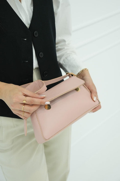 SD Glamour Pearl Women's Light Pink Bag BT128