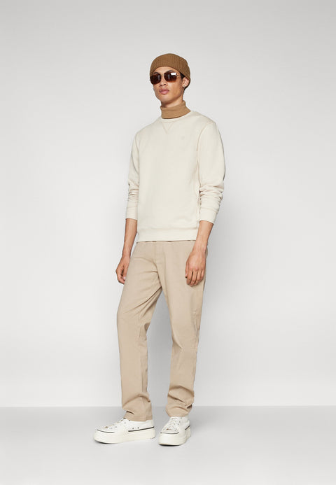Only & Sons Men's Beige Straight Leg Trouser | Only & Sons In Lebanon