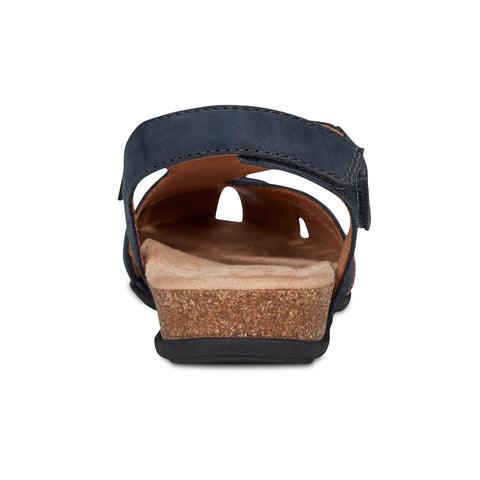 Earth Women's Dark Blue Birdine Casual Round Toe Slip  Sandals  | Earth  in Lebanon