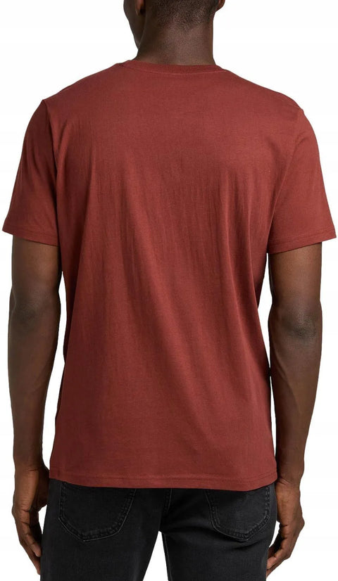 Lee Men's Brown Byrne Subtle Logo T-Shirt |Lee In Lebanon