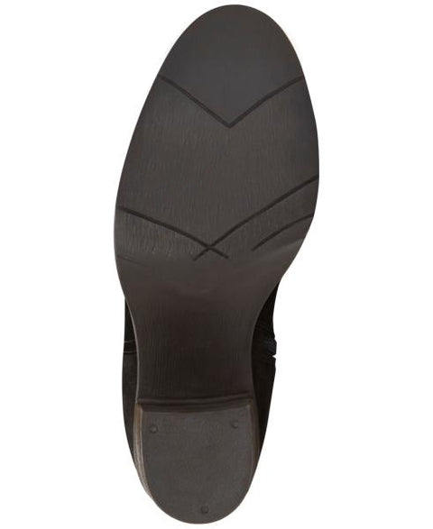 Lucky Brand Women's Bonnay Knee-High Wide Calf Dress Boots - Black Suede