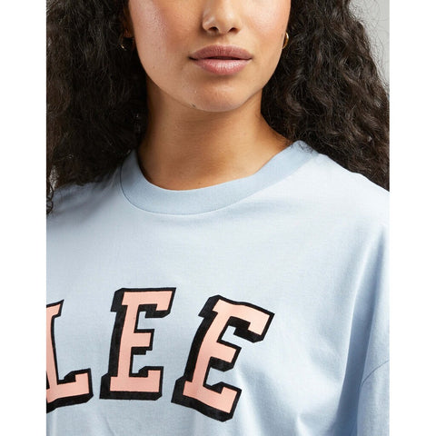 Lee Women's Light Blue Relaxed T-Shirt | Lee In Lebanon