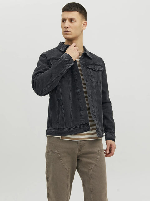 Jack & Jones Men's Black Denim Jacket | Jack & Jones In Lebanon