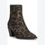 Jessica Simpon Women's Gold/Black Helvona Pointed Toe Boots