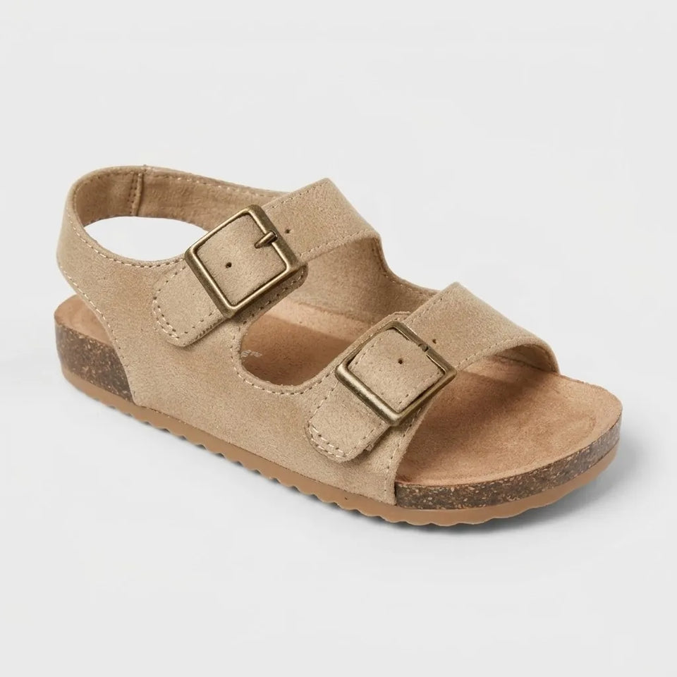Cat & Jack Unisex Tan Reagan Footbed Sandal