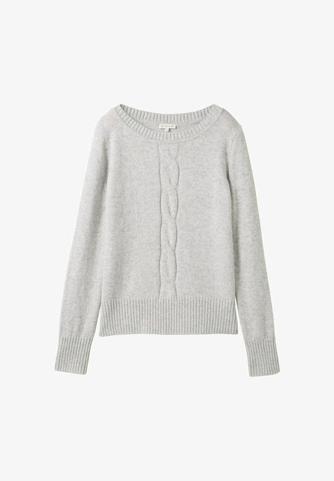 Tom Tailor Women's Grey Knitted Sweatshirt | Tom Tailor In Lebanon