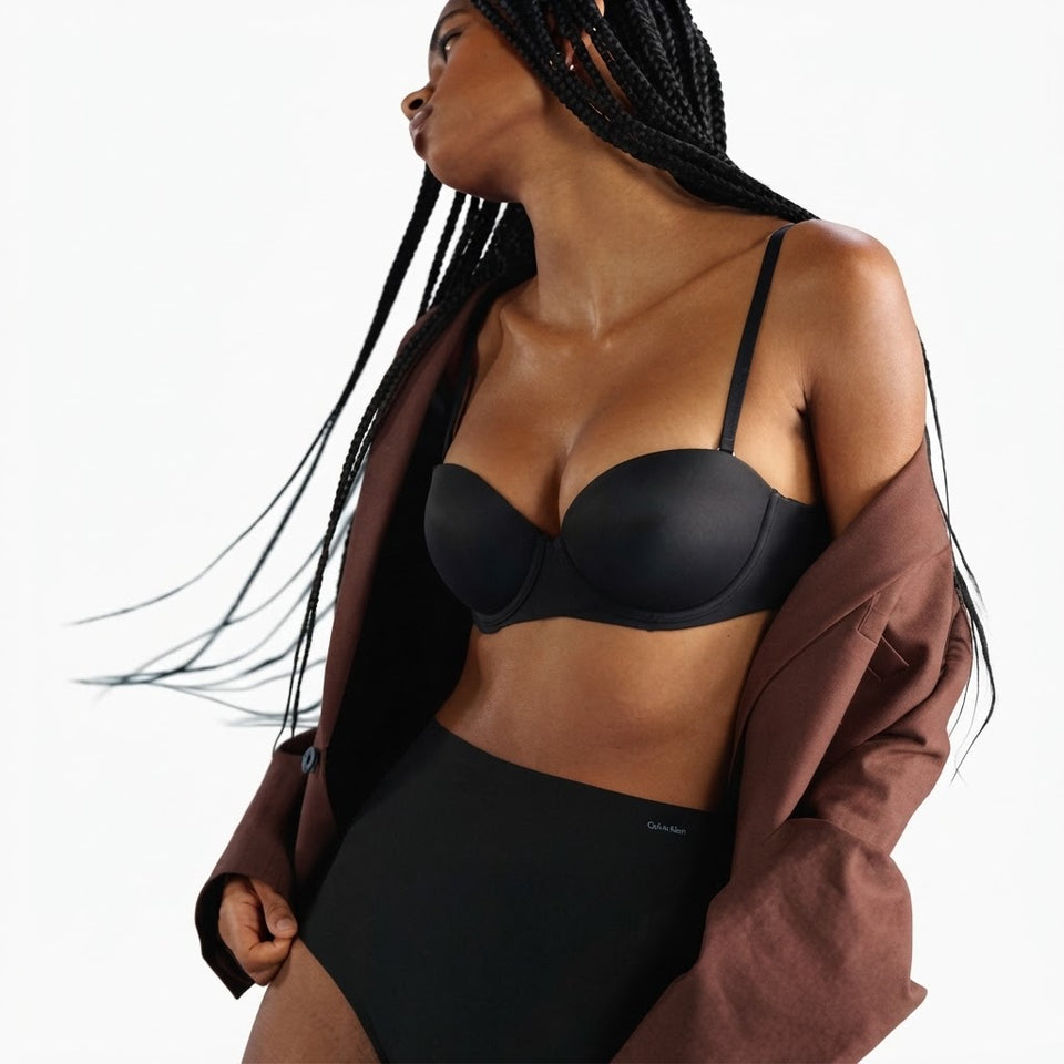 Calvin Klein Women's Black Perfectly Fit Push Up Bra
