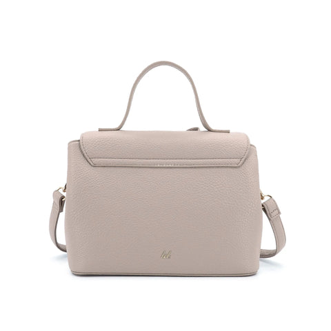 Grossi Women's Beige Vegan Leather Handbag | Grossi In Lebanon