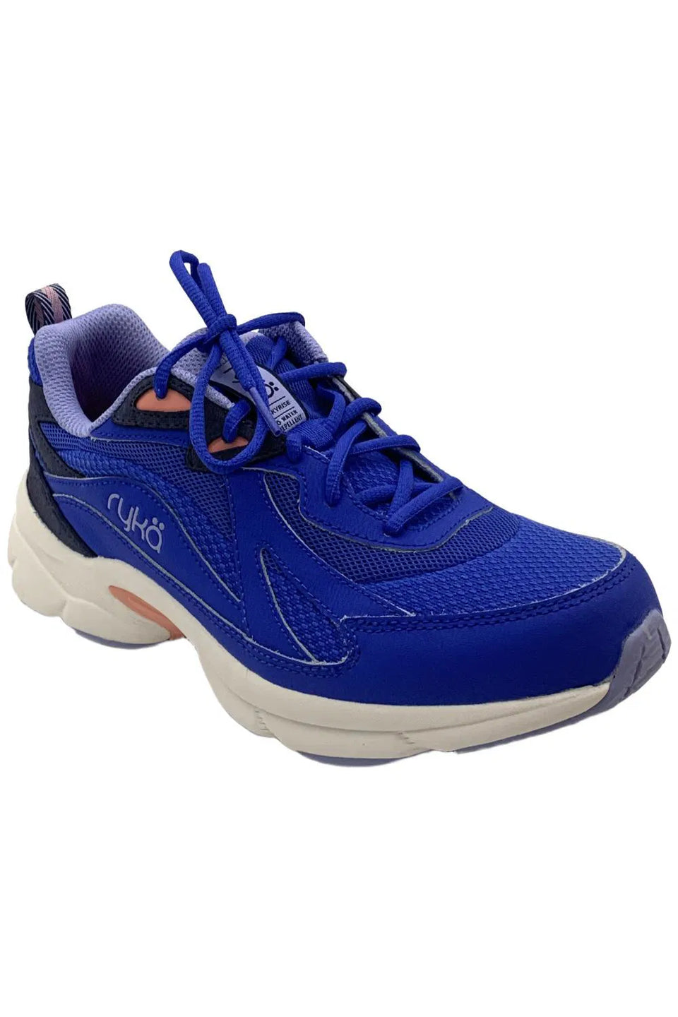 Ryka Women's Blue Water-Repellent Lace-Up Walking Sneaker | Ryka In Lebanon