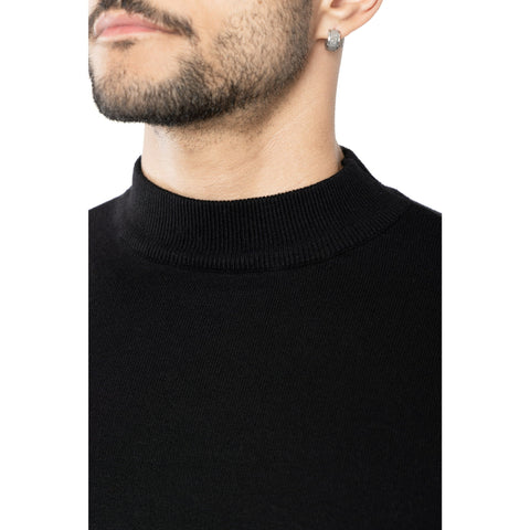 X RAY JEANS Men's Black Mock Neck Sweater Pullover | X RAY JEANS in Lebanon