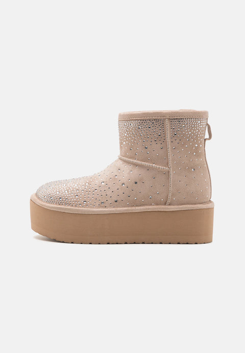Steve Madden Women’s Tan Rhinestone Platform Mini Boots | Steve Madden in Lebanon