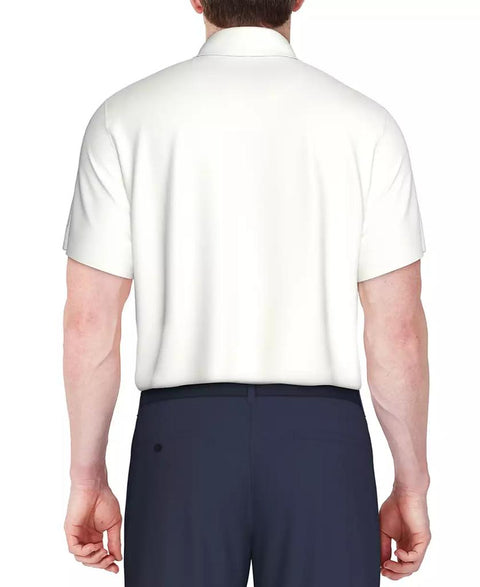PGA TOUR Men's Bright White Short Sleeve Performance Polo T-Shirt | PGA TOUR In Lebanon