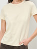 Sinsay Women's Off White Cotton T-Shirt | Sinsay In Lebanon