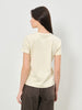 Sinsay Women's Off White Cotton T-Shirt | Sinsay In Lebanon
