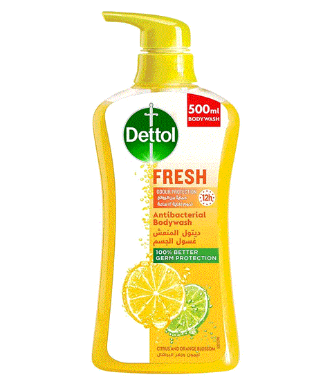 Dettol Antibacterial Shower Gel Fresh 500ml | Dettol In Lebanon