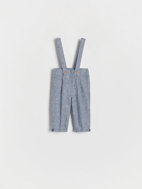 Reserved Baby Boy's Dark Grey Elegant Linen Set | Reserved In Lebanon
