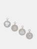 Sinsay Silver Stainless Steel Decoration Stencils 4 Pack | Sinsay In Lebanon