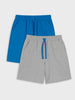 Sinsay Boys Blue & Grey Drawstring 2-Pack Sweat Shorts  | Sinsay in Lebanon