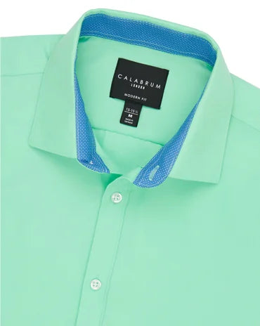Calabrum Men's Mint Green Shirt ABF501(od37)