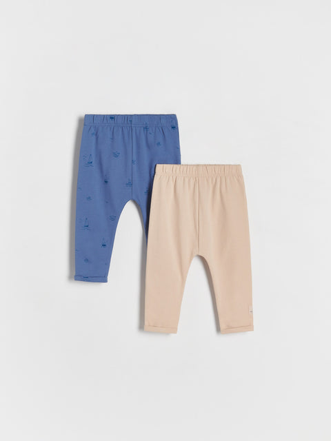 Reserved Baby Boy's Multicolor Cotton Pants 2 Pack | Reserved In Lebanon
