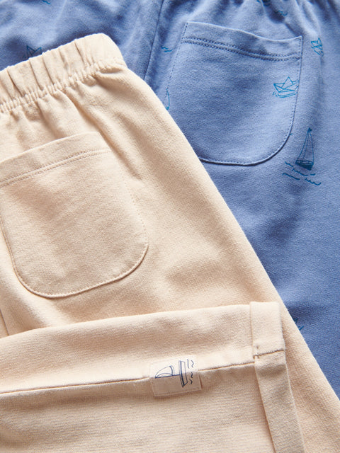 Reserved Baby Boy's Multicolor Cotton Pants 2 Pack | Reserved In Lebanon