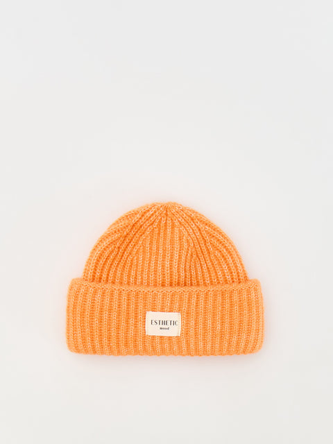 Reserved Girl's Orange Knitted Beanie Hat | Reserved In Lebanon