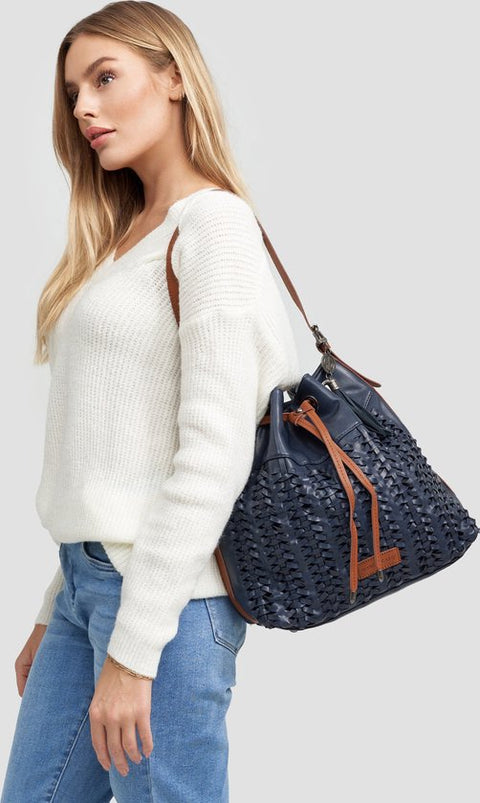 Marc Picard Women's Navy Blue Shoulder Bag | Marc Picard In Lebanon