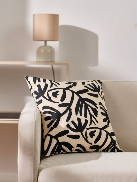 Sinsay Beige & Black Square Pillow Case 45x45cm | Sinsay In Lebanon