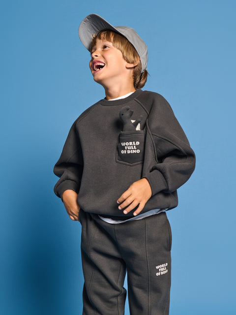 Sinsay Baby Boy's Dark Grey with cuffs Sweatpants   |Sinsay  in Lebanon