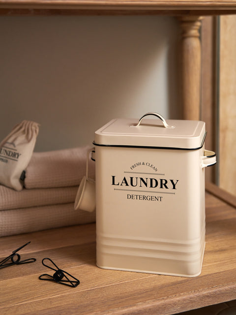 Sinsay Off White Laundry Powder Container | Sinsay In Lebanon