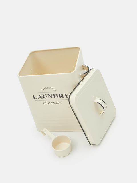 Sinsay Off White Laundry Powder Container | Sinsay In Lebanon
