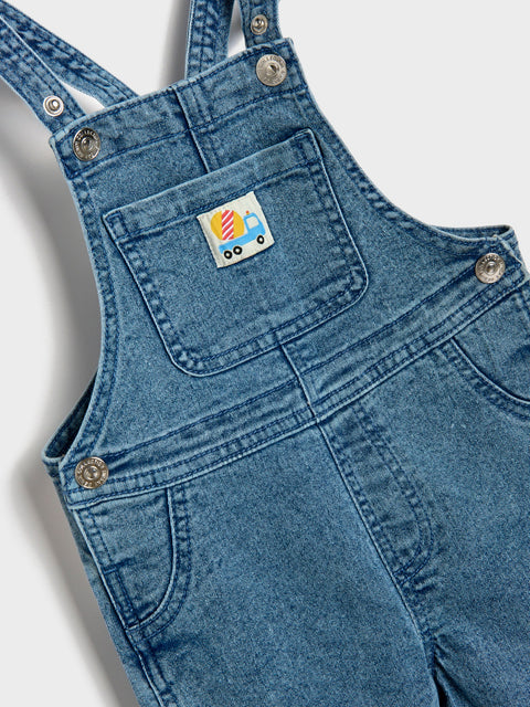 Sinsay Baby Boy's Blue Denim Overall With Front Pocket | Sinsay In Lebanon