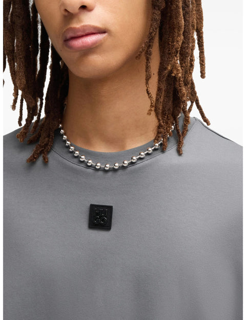 Hugo Men's Grey Dalile T-Shirt | Hugo In Lebanon