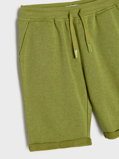 Sinsay Boy's Green Roll Up Leg Hem Shorts|Sinsay In Lebanon