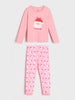 Sinsay Girl's Pajama Set Pink AYA