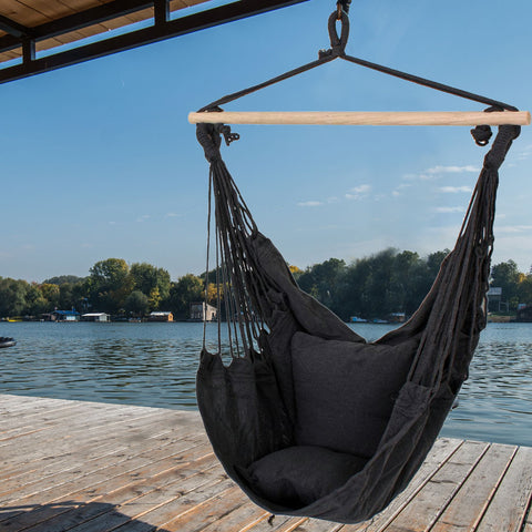 Garden Pleasure Black Tobago Hanging Chair | Garden Pleasure In Lebanon