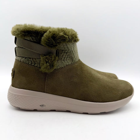 Skechers Women's Olive On-the-GO City Water Repellent Suede Boots | Skechers In Lebanon