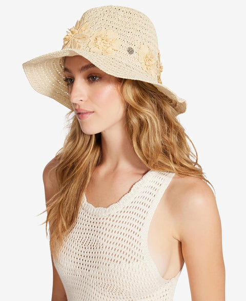 Steve Madden Women's Beige Lightweight and Breathable Bucket Hat | Steve Madden In Lebanon
