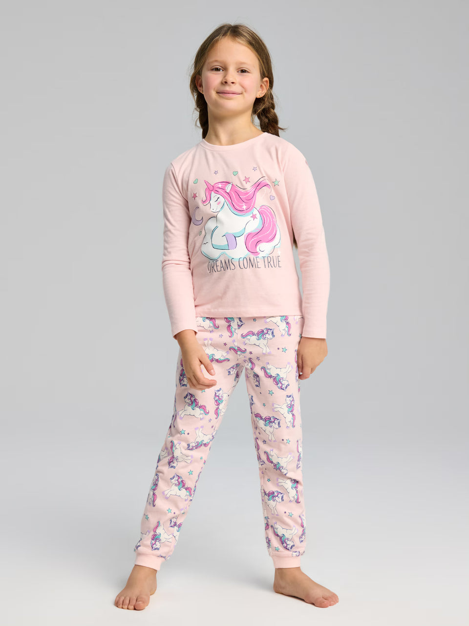 Sinsay Girls’ Pink Unicorn Two-Piece Pyjama Set | Sinsay in Lebanon
