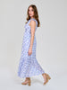 Sinsay Women's White & Blue Floral Midi Dress | Sinsay In Lebanon
