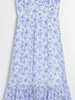 Sinsay Women's White & Blue Floral Midi Dress | Sinsay In Lebanon