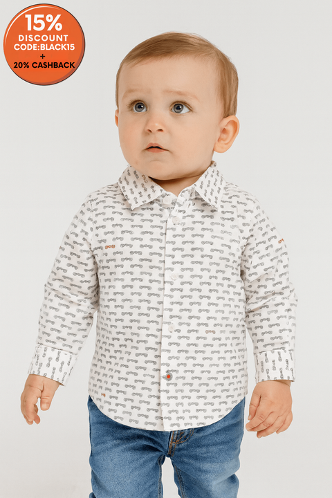 Boboli Baby Boy's White Shirt | Boboli in Lebanon