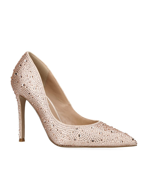 Steve Madden Women's Evelyn-R Champagne Embellished Heels | Steve Madden In Lebanon