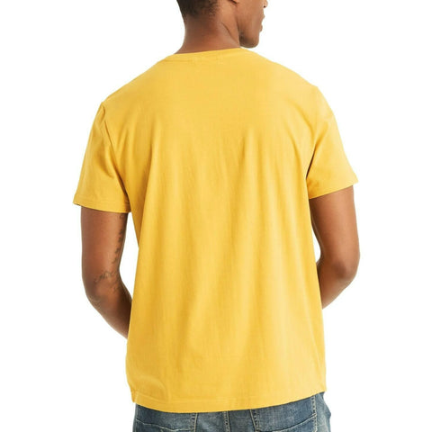 Nautica Men's Yellow Mustard Classic-Fit Solid Crew Neck Pocket T-Shirt | Nautica In Lebanon