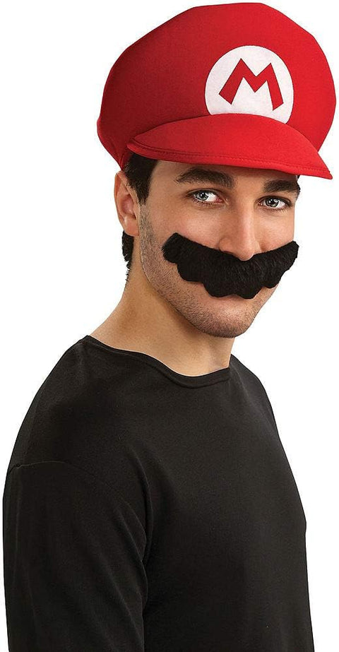Disguise Nintendo Super Mario Brothers Mario Child Hat & Mustache | Disguise In Lebanon