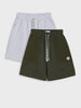 Sinsay Boys Olive & Grey 2-Pack Sweat Shorts | Sinsay in Lebanon