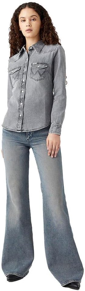 Wrangler Women's Washed Blue Tainted Mountain Jeans | Wrangler In Lebanon